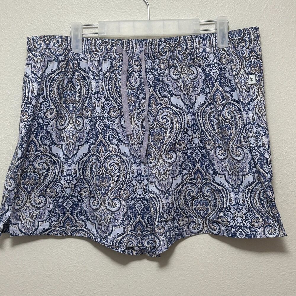 Echo Sleepwear Women's Pajama Shorts XL Multicolor Elastic Waistband